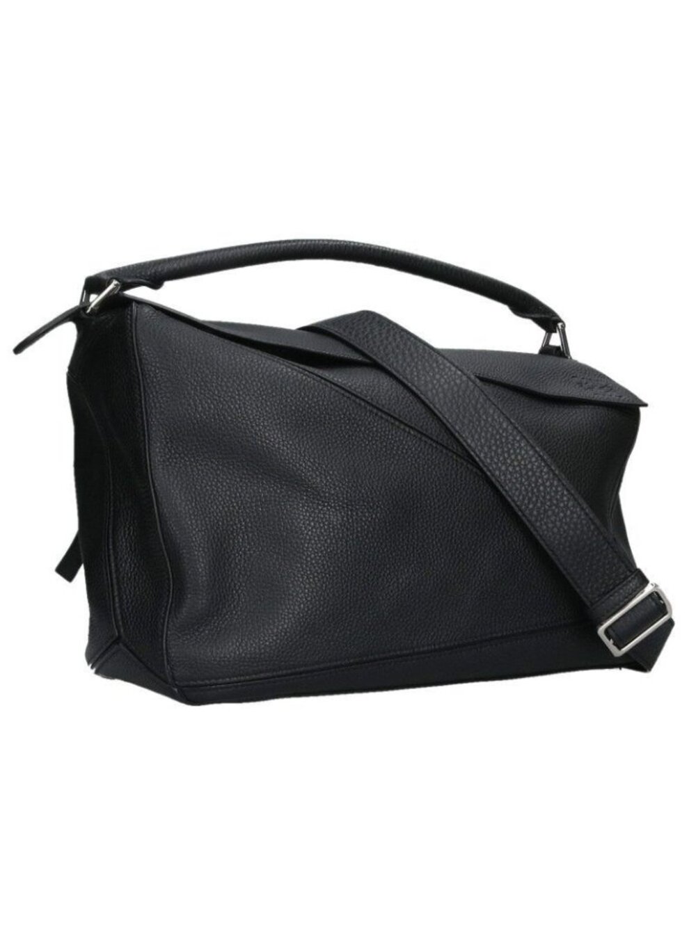 Loewe Puzzle Bag Supple Grain Calf Leather Shoulder Bag